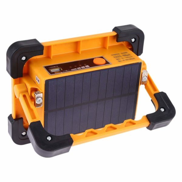 30W 1500LM Portable Multi-function Solar Energy Charging Spotlight