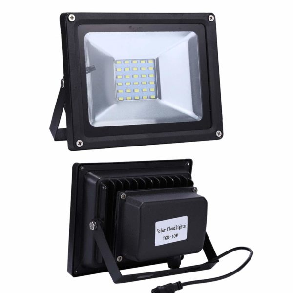 10W 900LM LED Infrared Sensor Floodlight Lamp with Solar Panel