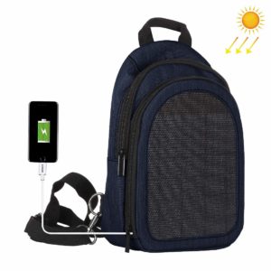 HAWEEL 5V Solar Panel Power Single & Double Shoulder Backpack Bag